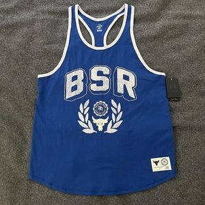 Under Armour Project Rock BSR Men's Size XL Tank Top Muscle Gym Shirt Blue